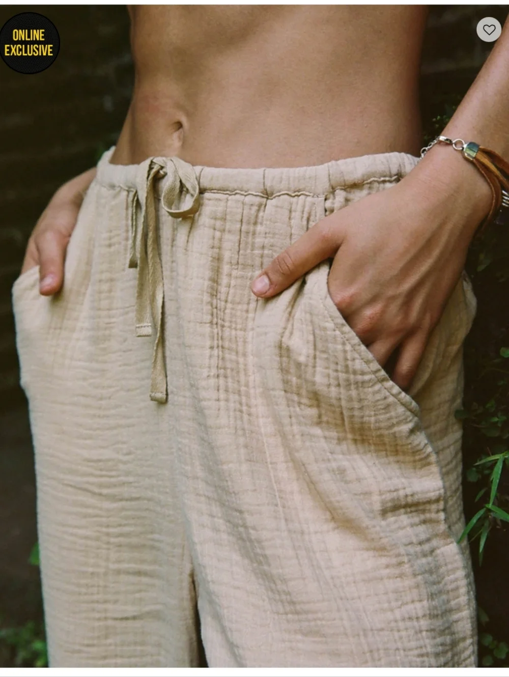 NWT O'Neill Brenda Gauze Beach Pants 